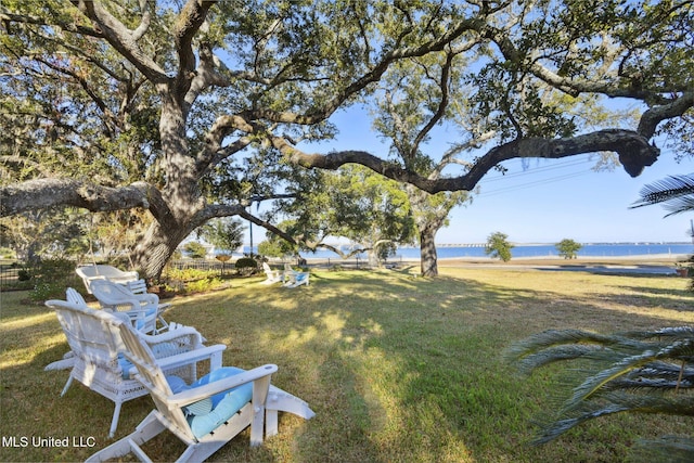 600 N Beach Blvd, Bay Saint Louis, MS 39520 - view of yard featuring a water view