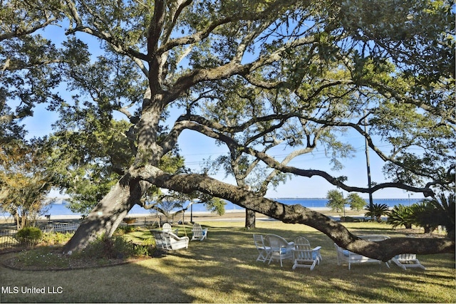 600 N Beach Blvd, Bay Saint Louis, MS 39520 - view of yard featuring a water view