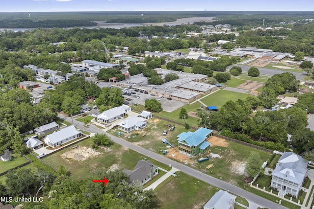 435 Bills Ave, Ocean Springs, MS 39564 - aerial overview of property's location featuring nearby suburban area