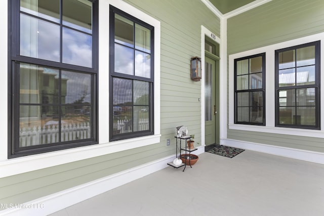 435 Bills Ave, Ocean Springs, MS 39564 - view of patio / terrace with covered porch