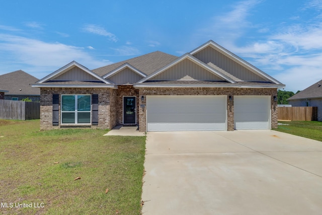 11458 Leann Ct, Ocean Springs, MS 39564 - craftsman house with a garage, driveway, and brick siding