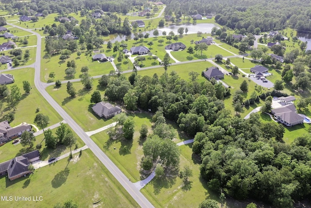 8185 Ridgewood Dr, Kiln, MS 39556 - aerial view of residential area with a large body of water