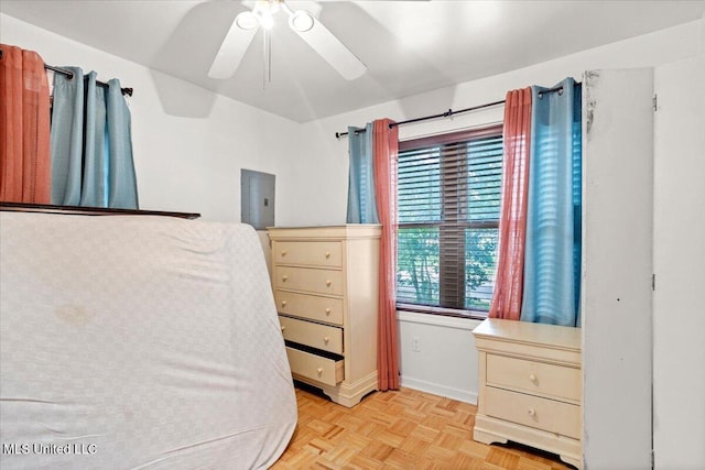 415 Dacey St, Biloxi, MS 39530 - bedroom featuring ceiling fan and baseboards