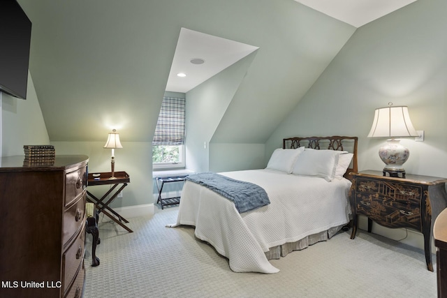 150 Harper St, Ridgeland, MS 39157 - carpeted bedroom with vaulted ceiling and baseboards