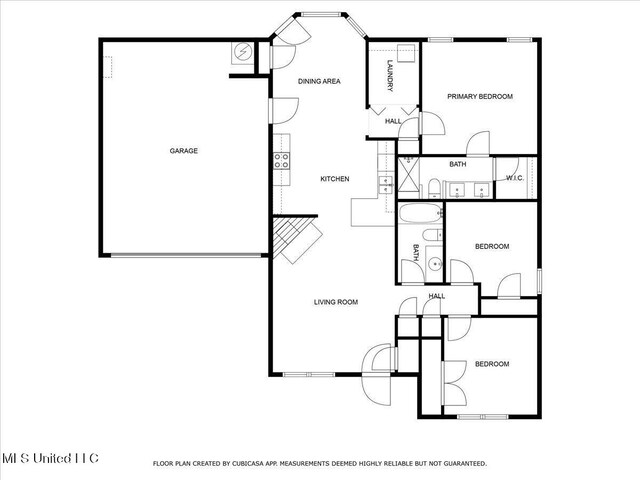 6933 Fox Briar Cv, Walls, MS 38680 - property floor plan