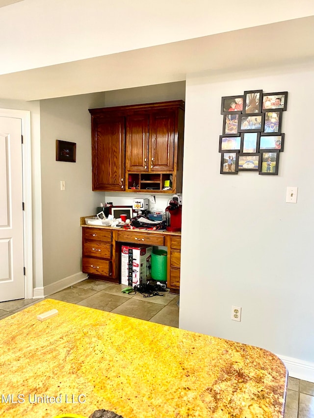 kitchen featuring tile patterned floors