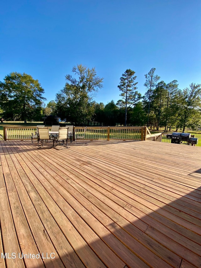 view of deck