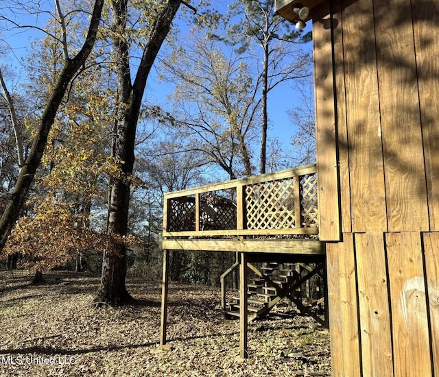 46 Stirling Rd, Natchez, MS 39120 - view of yard featuring a deck
