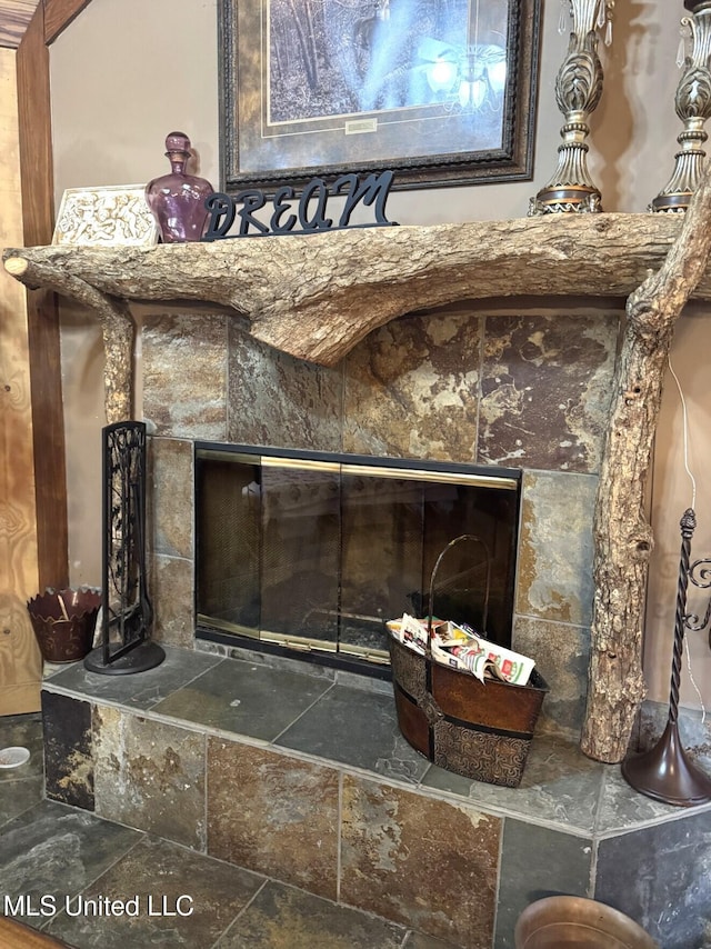 46 Stirling Rd, Natchez, MS 39120 - interior details with a fireplace