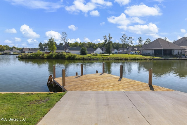 126 Herons Bay Cir Lot 1136, Madison, MS 39110 - dock area with a residential view and a water view