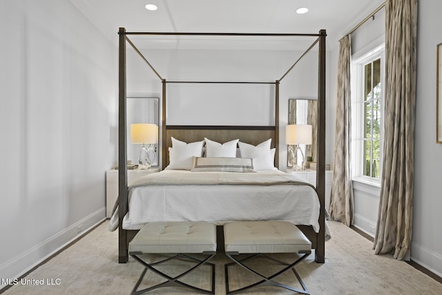 150 Old Trace Rd, Madison, MS 39110 - bedroom with baseboards and recessed lighting