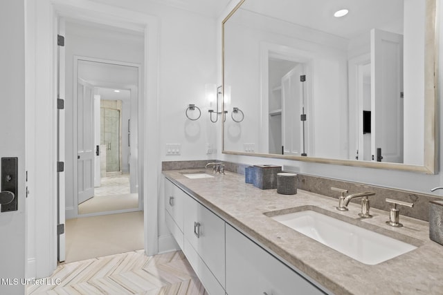 150 Old Trace Rd, Madison, MS 39110 - bathroom with double vanity