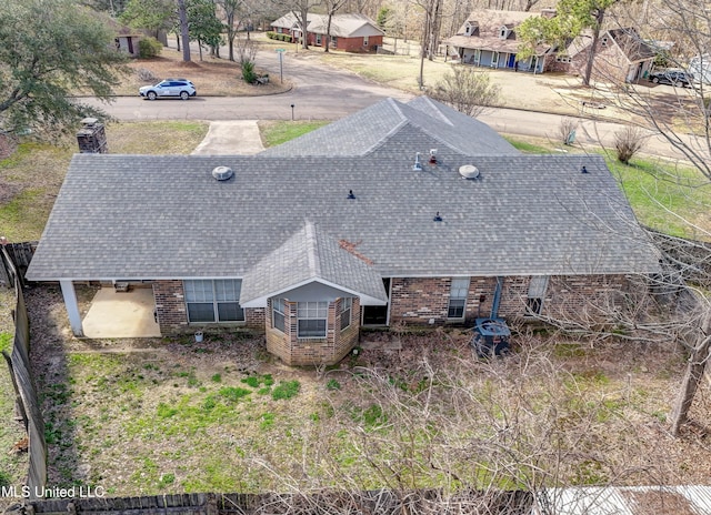drone / aerial view
