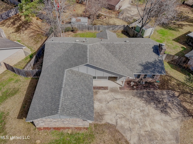 drone / aerial view