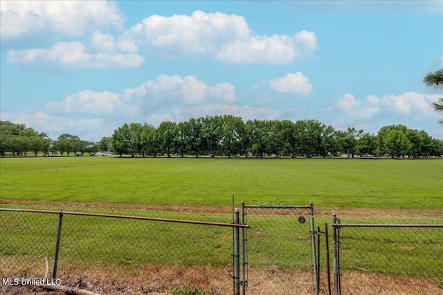 2880 Briarwood Dr, Horn Lake, MS 38637 - view of yard featuring a gate and a rural view