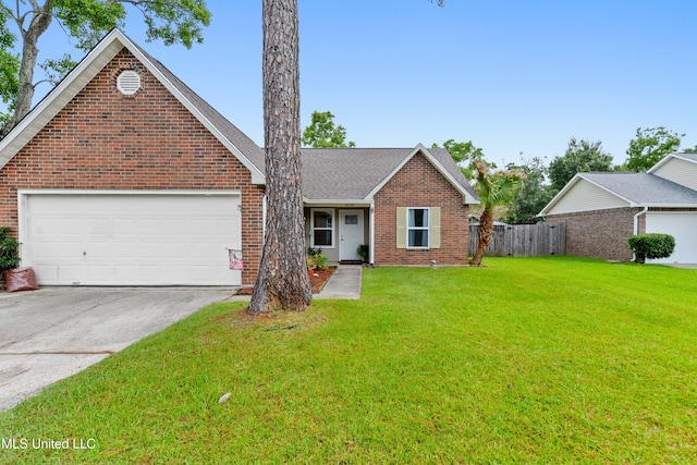 14174 Spruce Ct, Gulfport, MS 39503 - single story home with brick siding, concrete driveway, an attached garage, and roof with shingles