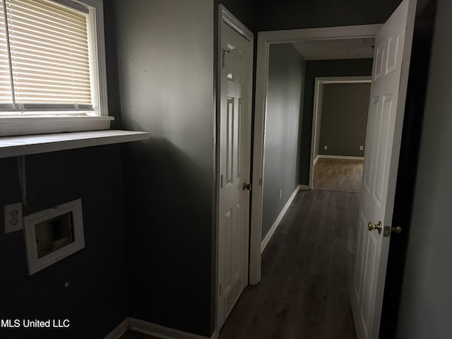 5704 Westminister Ln, Southaven, MS 38671 - corridor with wood finished floors and baseboards