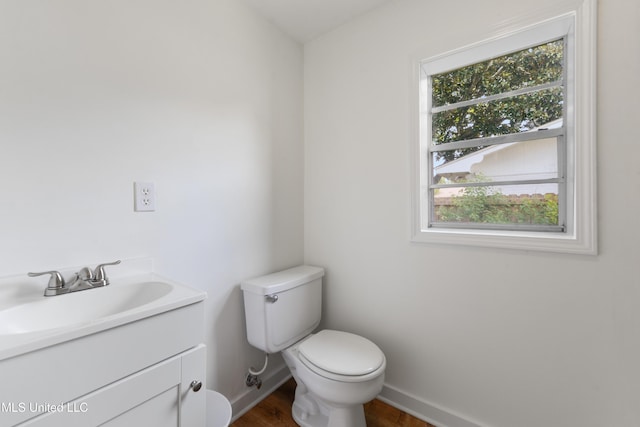 205 Walnut Dr, Ocean Springs, MS 39564 - half bath with wood finished floors and vanity