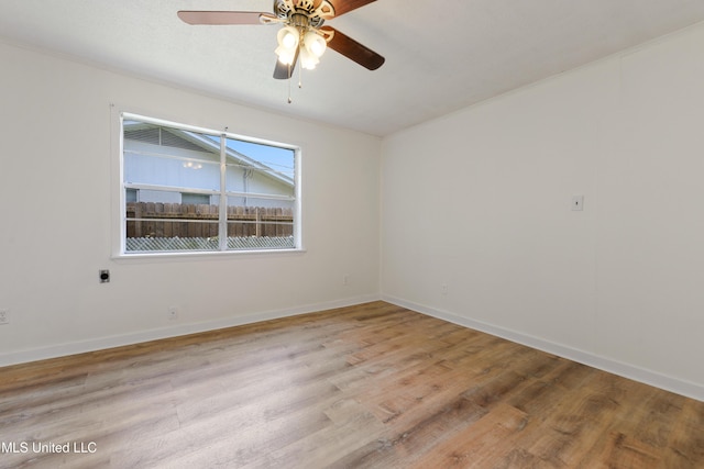 205 Walnut Dr, Ocean Springs, MS 39564 - unfurnished room with wood finished floors and a ceiling fan