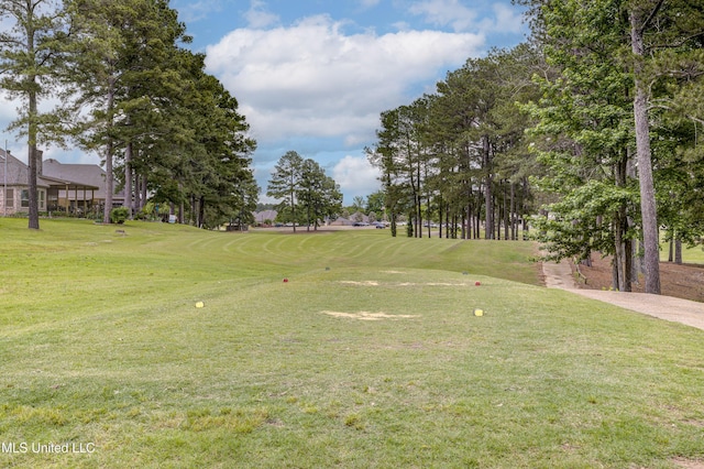 3099 E Fairway Dr, Brandon, MS 39047 - surrounding community featuring a yard and view of golf course