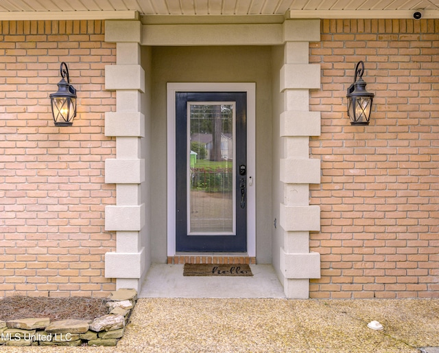 3099 E Fairway Dr, Brandon, MS 39047 - view of exterior entry with brick siding