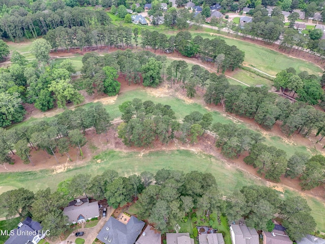 3099 E Fairway Dr, Brandon, MS 39047 - aerial view of property and surrounding area featuring nearby suburban area and a local golf course