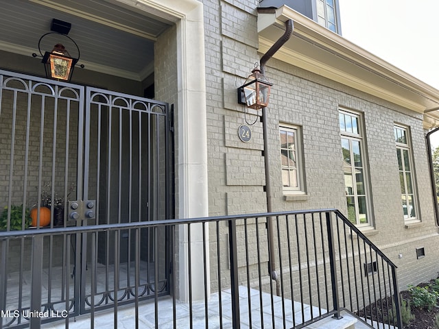 24 Waterstone Pl, Jackson, MS 39211 - entrance to property with brick siding
