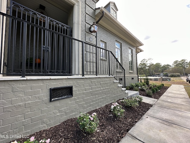 24 Waterstone Pl, Jackson, MS 39211 - view of side of property with brick siding