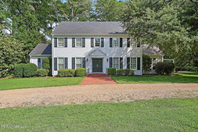 350 Whitfield Rd, Brandon, MS 39042 - colonial-style house with a front lawn