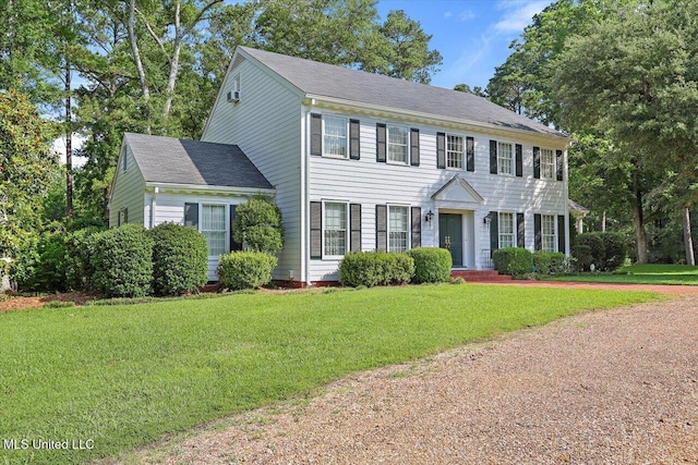 350 Whitfield Rd, Brandon, MS 39042 - colonial inspired home featuring a front yard and roof with shingles