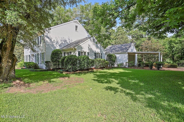 350 Whitfield Rd, Brandon, MS 39042 - view of home's exterior with a yard
