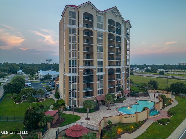 1200 Beach Dr Unit 806, Gulfport, MS 39507 - view of property featuring a community pool