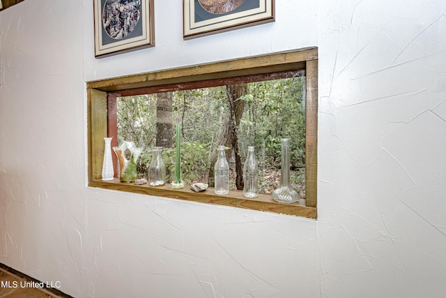 view of room details