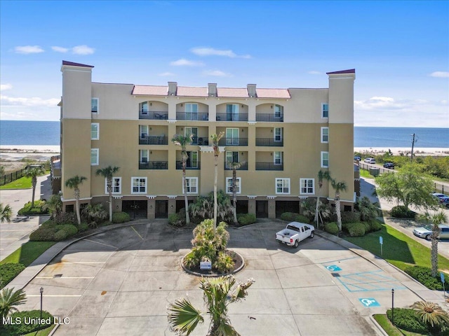 view of property featuring a water view