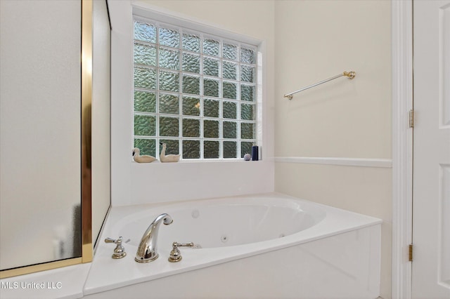 7622 Fairway Dr, Diamondhead, MS 39525 - full bathroom featuring healthy amount of natural light and a tub with jets