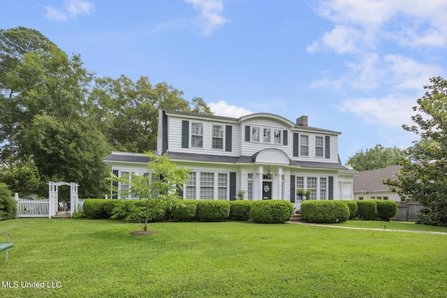 1616 Poplar Blvd, Jackson, MS 39202 - view of front of home with a chimney