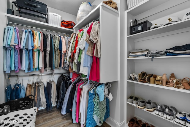 67 E Andover, Hattiesburg, MS 39402 - walk in closet featuring wood finished floors