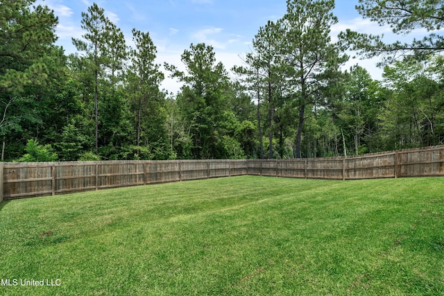 67 E Andover, Hattiesburg, MS 39402 - fenced backyard with a forest view