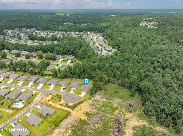67 E Andover, Hattiesburg, MS 39402 - aerial view of residential area with a forest
