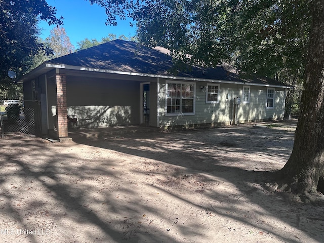 view of back of house