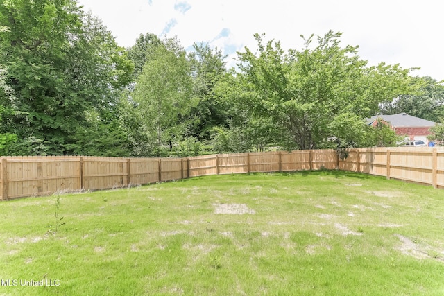 view of yard