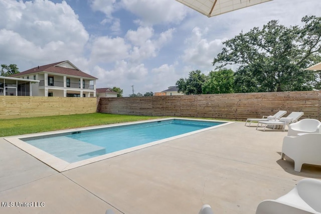 405 Mason Ave, Long Beach, MS 39560 - view of pool featuring a fenced backyard and a patio