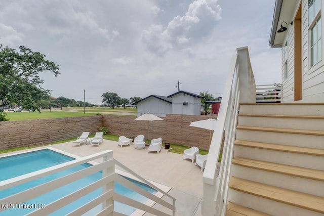 405 Mason Ave, Long Beach, MS 39560 - view of pool with a fenced backyard and a patio area