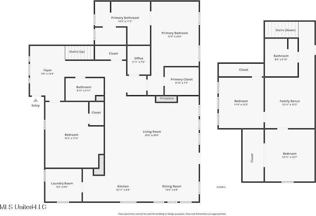 405 Mason Ave, Long Beach, MS 39560 - view of home floor plan