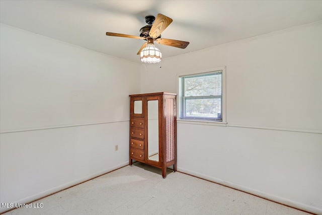 182 Brandon Williamsburg Rd, Mendenhall, MS 39114 - empty room featuring tile patterned floors and a ceiling fan