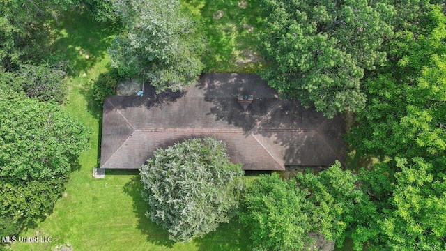182 Brandon Williamsburg Rd, Mendenhall, MS 39114 - aerial view of property and surrounding area with property boundaries highlighted