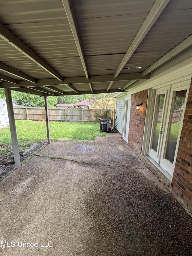 6405 Collinwood Rd, Horn Lake, MS 38637 - view of patio / terrace featuring a fenced backyard