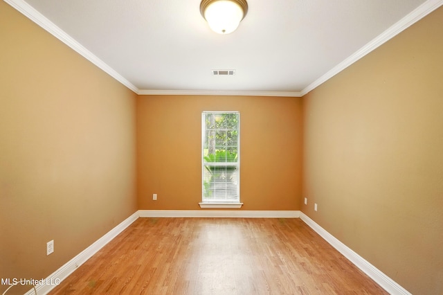 129 E Sunnybrook Rd, Carriere, MS 39426 - unfurnished room featuring light wood finished floors, baseboards, and ornamental molding
