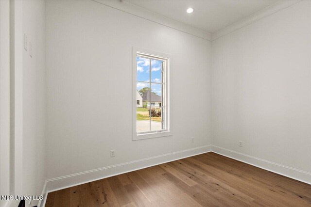 462 Whittington Cir, Madison, MS 39110 - spare room with recessed lighting, baseboards, and dark wood finished floors