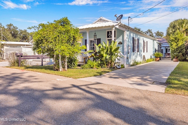 view of bungalow-style house